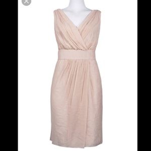 Suzi Chin Blush Crepe Dress